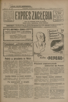 Expres Zagłębia : jedyny organ demokratyczny niezależny woj. kieleckiego. R.4, nr 144 (2 czerwca 1929)