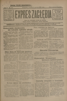 Expres Zagłębia : jedyny organ demokratyczny niezależny woj. kieleckiego. R.4, nr 148 (6 czerwca 1929)