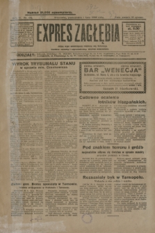 Expres Zagłębia : jedyny organ demokratyczny niezależny woj. kieleckiego. R.4, nr 172 (1 lipca 1929)