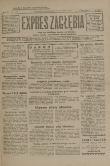 Expres Zagłębia : jedyny organ demokratyczny niezależny woj. kieleckiego. R.4, nr 179 (8 lipca 1929)