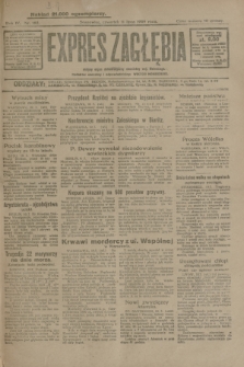 Expres Zagłębia : jedyny organ demokratyczny niezależny woj. kieleckiego. R.4, nr 182 (11 lipca 1929)