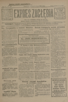 Expres Zagłębia : jedyny organ demokratyczny niezależny woj. kieleckiego. R.4, nr 190 (20 lipca 1929)