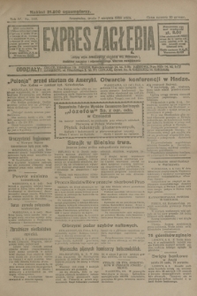 Expres Zagłębia : jedyny organ demokratyczny niezależny woj. kieleckiego. R.4, nr 205 (7 sierpnia 1929)