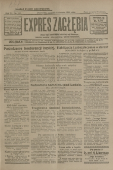 Expres Zagłębia : jedyny organ demokratyczny niezależny woj. kieleckiego. R.4, nr 206 (8 sierpnia 1929)
