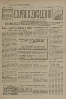 Expres Zagłębia : jedyny organ demokratyczny niezależny woj. kieleckiego. R.4, nr 210 (13 sierpnia 1929)
