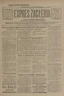 Expres Zagłębia : jedyny organ demokratyczny niezależny woj. kieleckiego. R.4, nr 212 (15 sierpnia 1929)