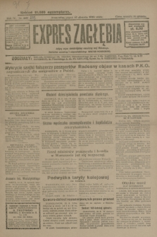 Expres Zagłębia : jedyny organ demokratyczny niezależny woj. kieleckiego. R.4, nr 213 (16 sierpnia 1929)