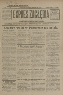 Expres Zagłębia : jedyny organ demokratyczny niezależny woj. kieleckiego. R.4, nr 224 (29 sierpnia 1929)