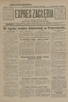 Expres Zagłębia : jedyny organ demokratyczny niezależny woj. kieleckiego. R.4, nr 225 (30 sierpnia 1929)