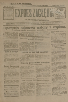 Expres Zagłębia : jedyny organ demokratyczny niezależny woj. kieleckiego. R.4, nr 241 (16 września 1929)