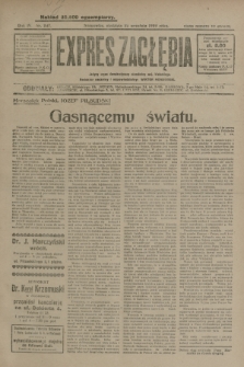 Expres Zagłębia : jedyny organ demokratyczny niezależny woj. kieleckiego. R.4, nr 247 (22 września 1929)
