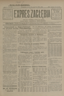 Expres Zagłębia : jedyny organ demokratyczny niezależny woj. kieleckiego. R.4, nr 249 (24 września 1929)