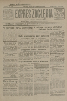 Expres Zagłębia : jedyny organ demokratyczny niezależny woj. kieleckiego. R.4, nr 250 (25 września 1929)
