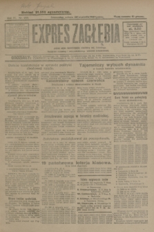 Expres Zagłębia : jedyny organ demokratyczny niezależny woj. kieleckiego. R.4, nr 253 (28 września 1929)