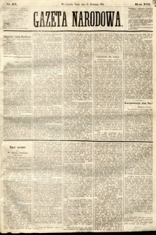 Gazeta Narodowa. 1874, nr 85