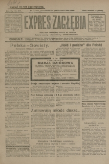 Expres Zagłębia : jedyny organ demokratyczny niezależny woj. kieleckiego. R.4, nr 268 (14 października 1929)