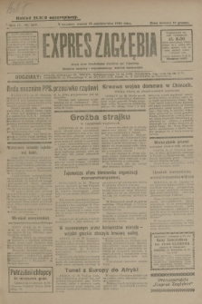 Expres Zagłębia : jedyny organ demokratyczny niezależny woj. kieleckiego. R.4, nr 269 (15 października 1929)