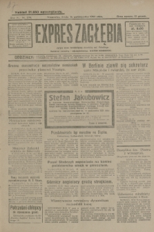 Expres Zagłębia : jedyny organ demokratyczny niezależny woj. kieleckiego. R.4, nr 270 (16 października 1929)