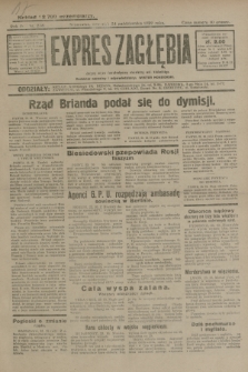 Expres Zagłębia : jedyny organ demokratyczny niezależny woj. kieleckiego. R.4, nr 278 (24 października 1929)