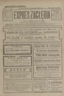 Expres Zagłębia : jedyny organ demokratyczny niezależny woj. kieleckiego. R.4, nr 281 (27 października 1929)