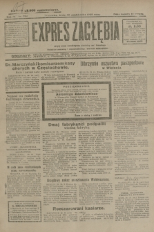 Expres Zagłębia : jedyny organ demokratyczny niezależny woj. kieleckiego. R.4, nr 284 (30 października 1929)