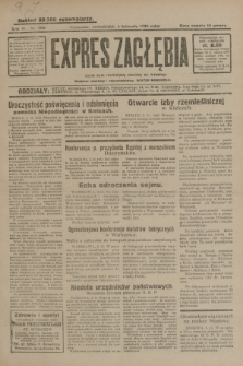 Expres Zagłębia : jedyny organ demokratyczny niezależny woj. kieleckiego. R.4, nr 288 (4 listopada 1929)