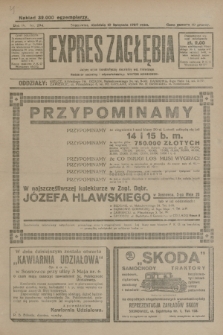 Expres Zagłębia : jedyny organ demokratyczny niezależny woj. kieleckiego. R.4, nr 294 (10 listopada 1929)