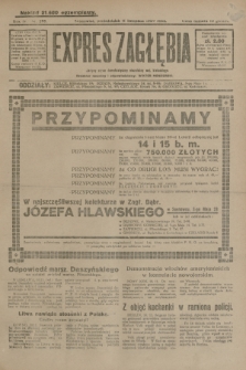 Expres Zagłębia : jedyny organ demokratyczny niezależny woj. kieleckiego. R.4, nr 295 (11 listopada 1929)