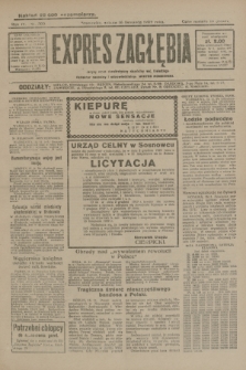 Expres Zagłębia : jedyny organ demokratyczny niezależny woj. kieleckiego. R.4, nr 300 (16 listopada 1929)