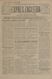 Expres Zagłębia : jedyny organ demokratyczny niezależny woj. kieleckiego. R.4, nr 302 (18 listopada 1929)