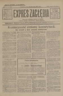 Expres Zagłębia : jedyny organ demokratyczny niezależny woj. kieleckiego. R.4, nr 304 (20 listopada 1929)