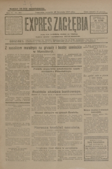 Expres Zagłębia : jedyny organ demokratyczny niezależny woj. kieleckiego. R.4, nr 312 (28 listopada 1929)