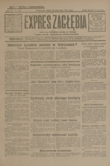 Expres Zagłębia : jedyny organ demokratyczny niezależny woj. kieleckiego. R.4, nr 313 (29 listopada 1929)
