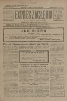 Expres Zagłębia : jedyny organ demokratyczny niezależny woj. kieleckiego. R.4, nr 324 (10 grudnia 1929)