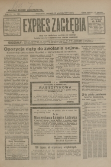 Expres Zagłębia : jedyny organ demokratyczny niezależny woj. kieleckiego. R.4, nr 326 (12 grudnia 1929)