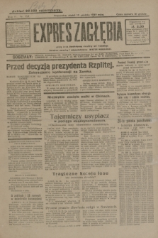 Expres Zagłębia : jedyny organ demokratyczny niezależny woj. kieleckiego. R.4, nr 327 (13 grudnia 1929)