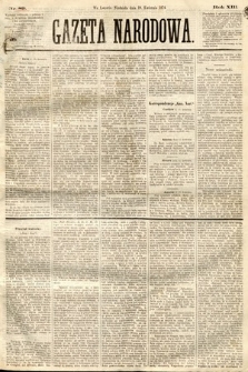 Gazeta Narodowa. 1874, nr 89