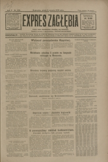 Expres Zagłębia : jedyny organ demokratyczny niezależny woj. kieleckiego. R.5, nr 202 (8 sierpnia 1930)