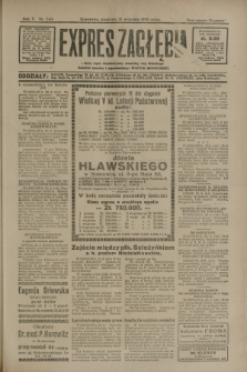 Expres Zagłębia : jedyny organ demokratyczny niezależny woj. kieleckiego. R.5, nr 243 (21 września 1930)