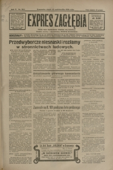 Expres Zagłębia : jedyny organ demokratyczny niezależny woj. kieleckiego. R.5, nr 262 (10 października 1930)