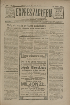 Expres Zagłębia : jedyny organ demokratyczny niezależny woj. kieleckiego. R.5, nr 280 (28 października 1930)