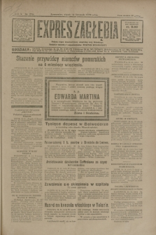 Expres Zagłębia : jedyny organ demokratyczny niezależny woj. kieleckiego. R.5, nr 296 (14 listopada 1930)