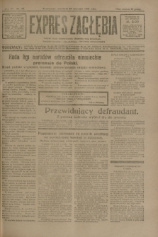 Expres Zagłębia : jedyny organ demokratyczny niezależny woj. kieleckiego. R.6, nr 25 (25 stycznia 1931)