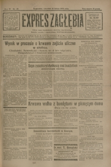 Expres Zagłębia : jedyny organ demokratyczny niezależny woj. kieleckiego. R.6, nr 42 (12 lutego 1931)