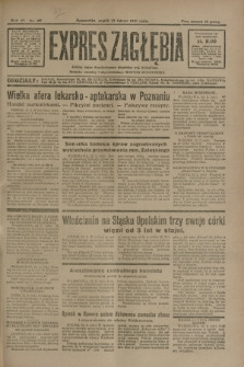 Expres Zagłębia : jedyny organ demokratyczny niezależny woj. kieleckiego. R.6, nr 43 (13 lutego 1931)
