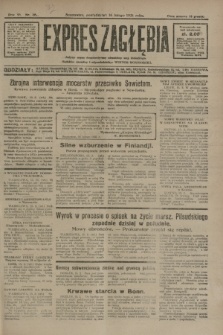 Expres Zagłębia : jedyny organ demokratyczny niezależny woj. kieleckiego. R.6, nr 46 (16 lutego 1931)