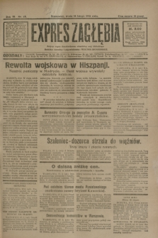 Expres Zagłębia : jedyny organ demokratyczny niezależny woj. kieleckiego. R.6, nr 48 (18 lutego 1931)