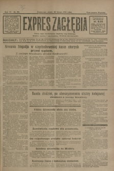 Expres Zagłębia : jedyny organ demokratyczny niezależny woj. kieleckiego. R.6, nr 50 (20 lutego 1931)