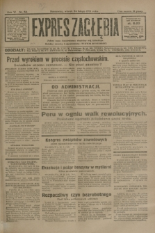 Expres Zagłębia : jedyny organ demokratyczny niezależny woj. kieleckiego. R.6, nr 54 (24 lutego 1931)