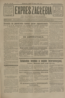 Expres Zagłębia : jedyny organ demokratyczny niezależny woj. kieleckiego. R.6, nr 57 (27 lutego 1931)